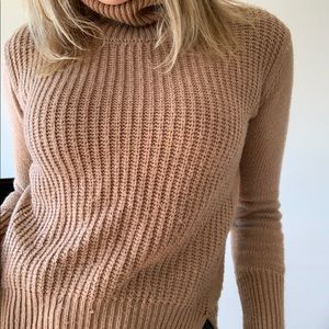 Azalea ribbed turtleneck sweater pullover
